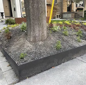 flowers and garden metal planter